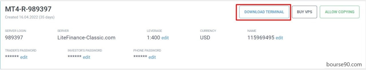 آموزش ثبت نام در لایت فایننس