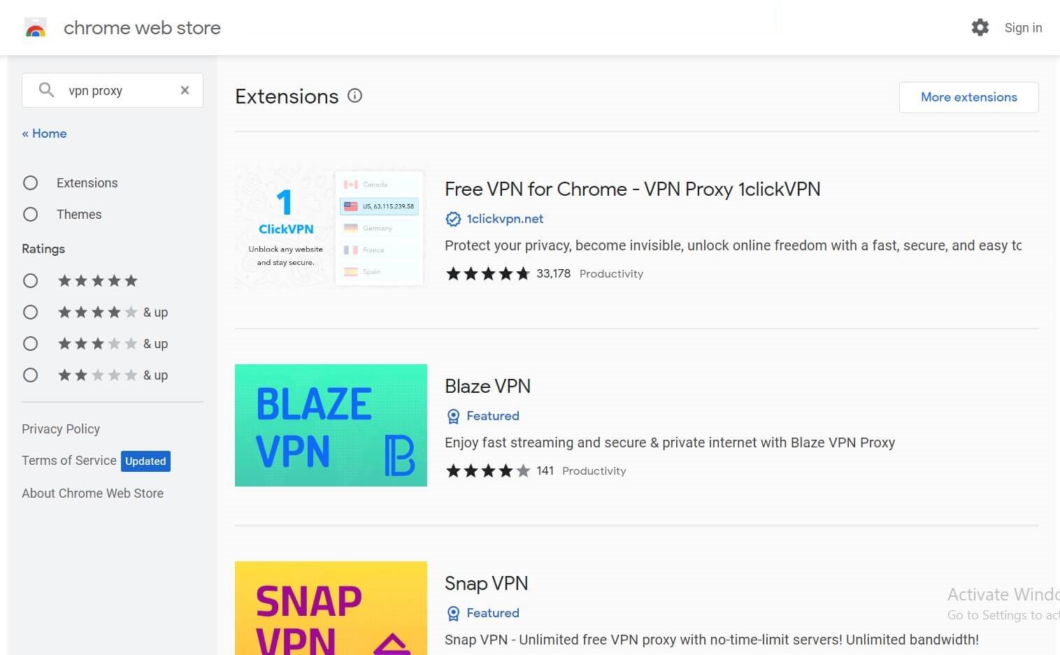 VPN برای گوگل