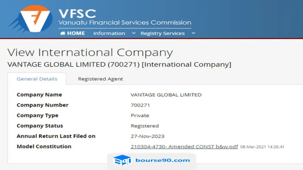 مجوز VFSC بروکر مونتا مارکتس